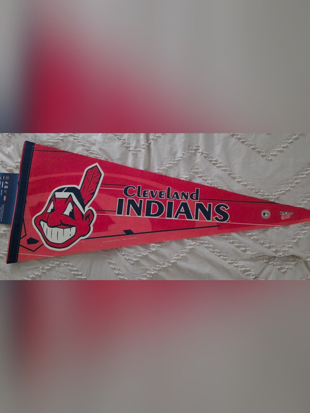 Cleveland Indians MLB WinCraft Pennant Baseball Collectible Rare